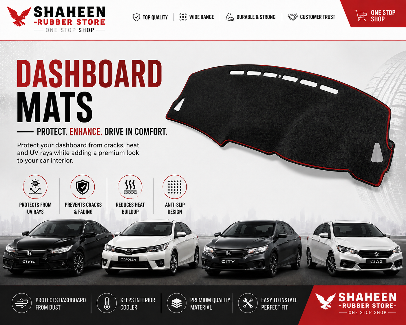 Dashboard Mats
