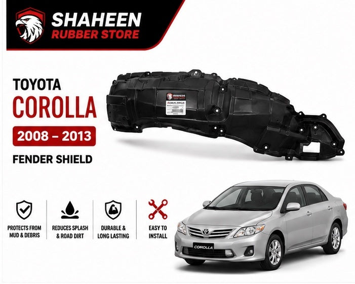 Toyota Corolla fender sheild