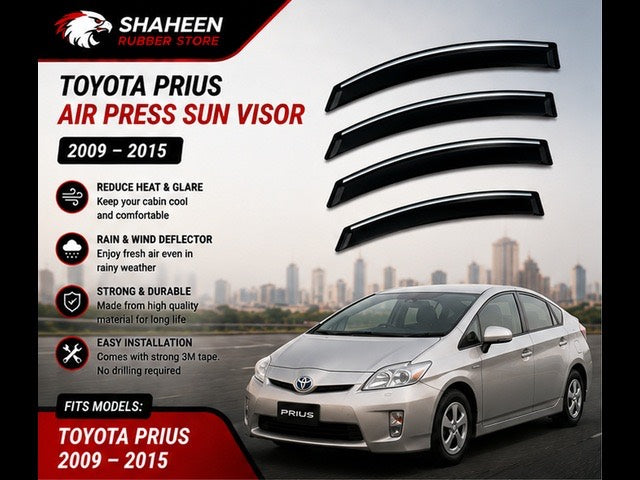 Toyota PRIUS Air Press & Window Visor 4 Sided