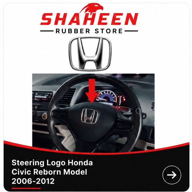 Steering logo honda civic