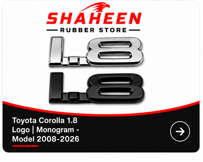 Toyota corolla 1.8|1.5 logo monogram