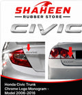 Honda civic chrome monogram