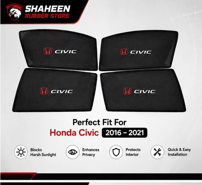 Honda Civic Sun shades (2016-2021)