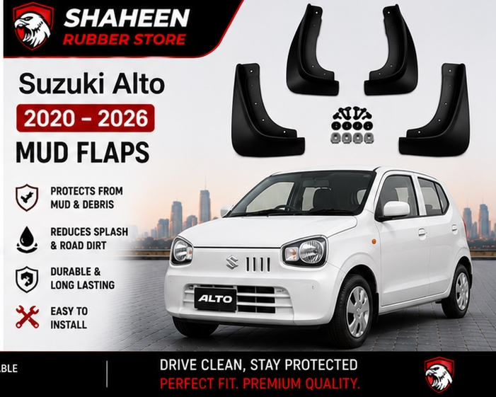 Suzuki alto mudflap 4 Sided