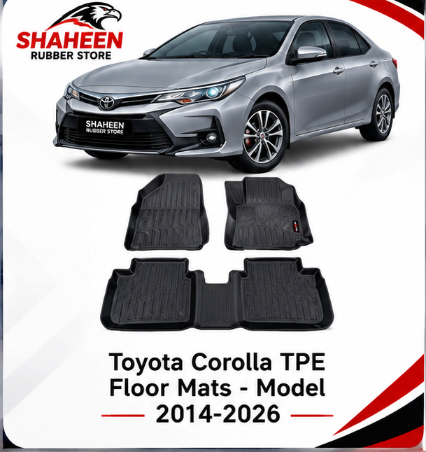 Toyota corolla premium TPE floor mats