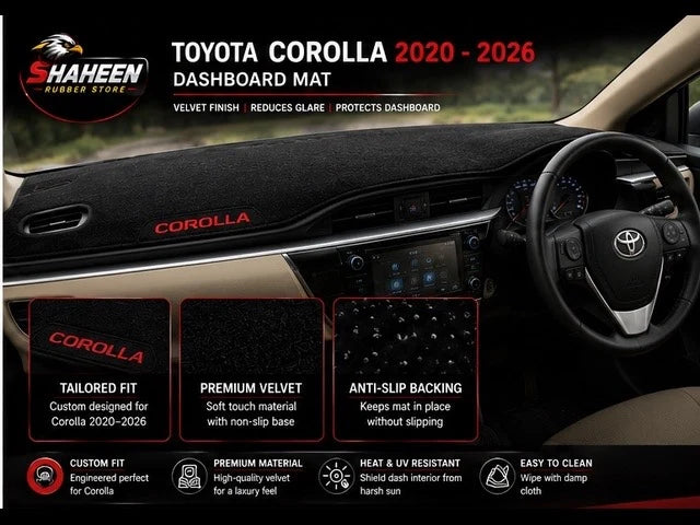 Toyota Corolla Dashboard mats (2020-2026)