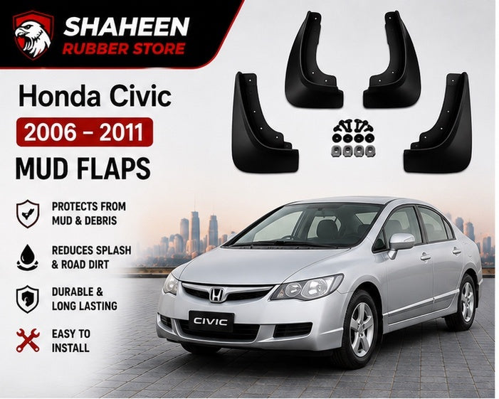 Honda civic mudflap 4 Sided