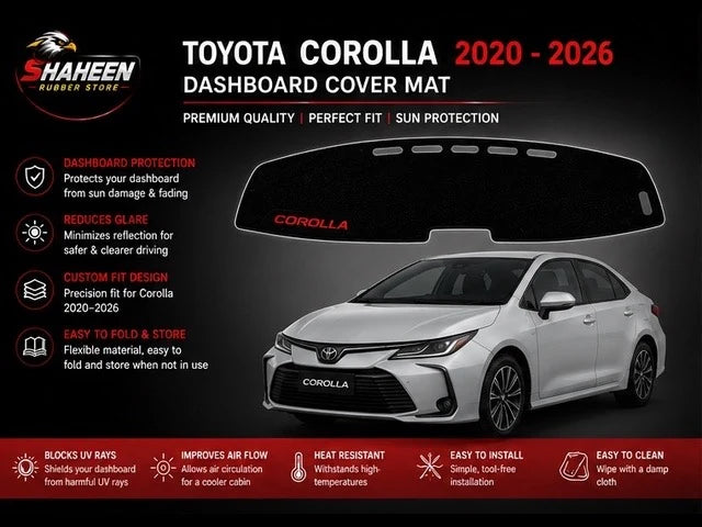 Toyota Corolla Dashboard mats (2020-2026)