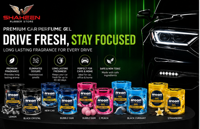 Areon Gel Air Freshener for Car, Home & Office – Long Lasting Perfume | All Variants