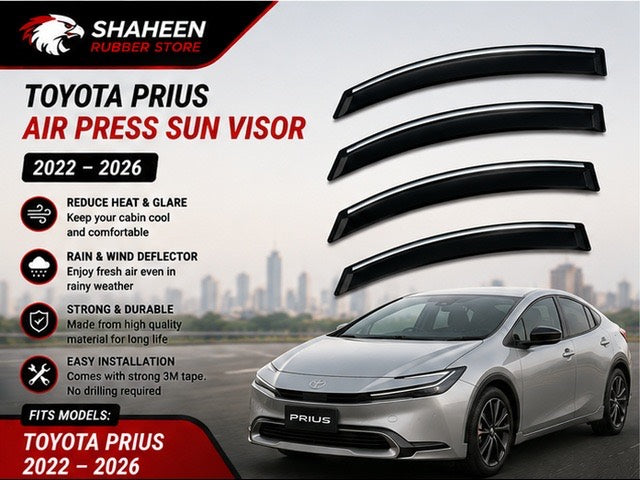 Toyota PRIUS Air Press & Window Visor (2022-2026)