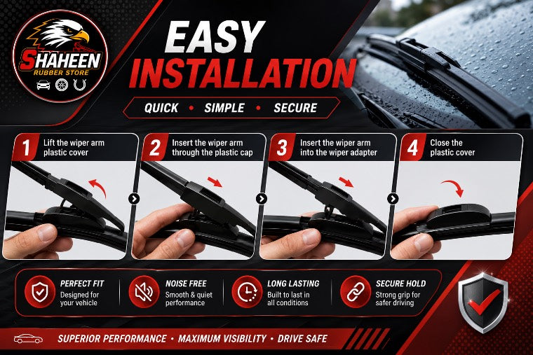 Honda Vezel 2016–2019 Wiper blades (2012-2021)