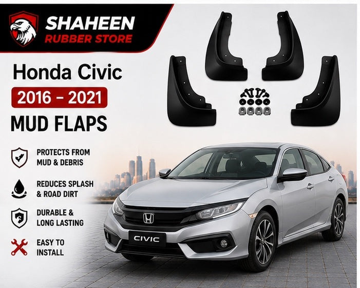 Honda civic mudflap 4 Sided