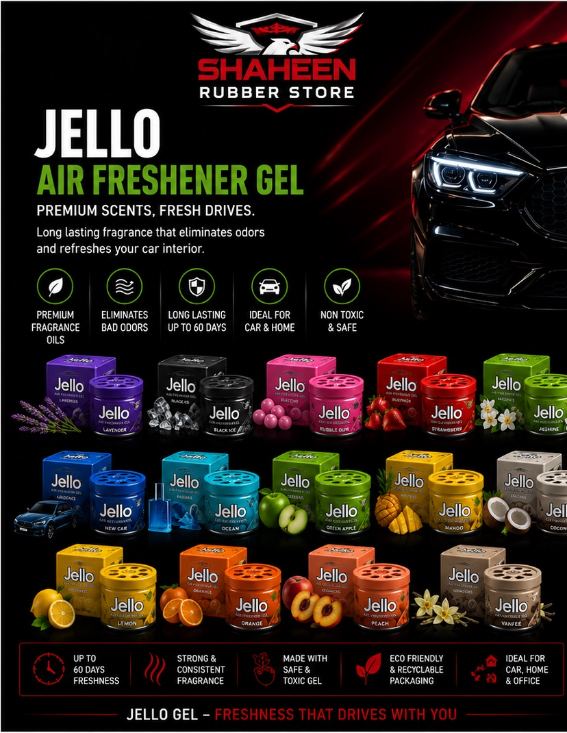 Jello Gel Air Freshener for Car | Long Lasting Car Perfume |