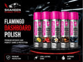 Flamingo Dashboard Polish Spray 450ml – Multi-Fragrance Interior Shine & Protection