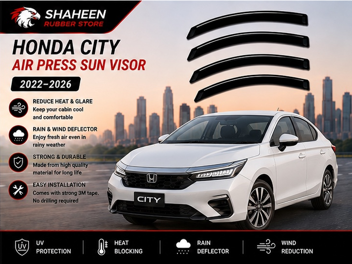 Honda city airpress & sun visor 4 Sided