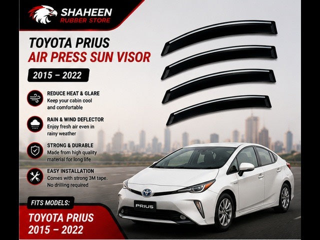 Toyota PRIUS Air Press & Window Visor 4 Sided
