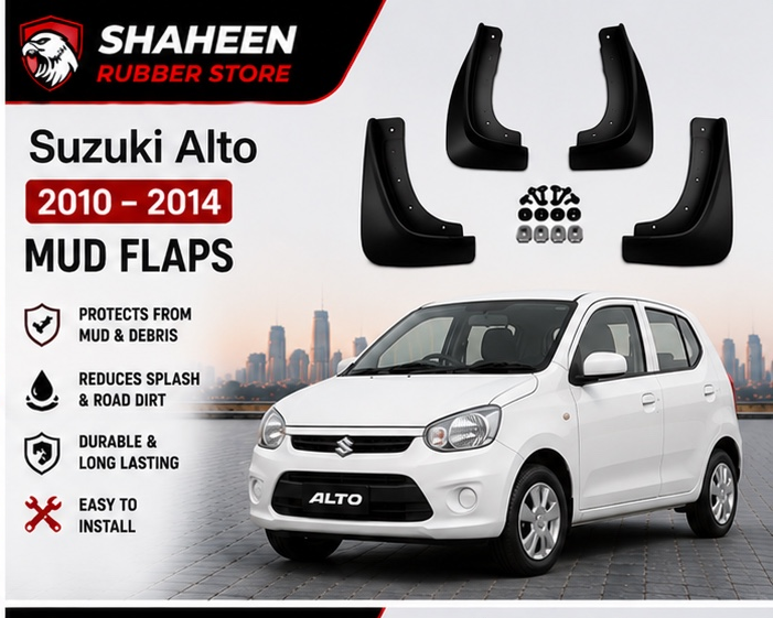 Suzuki alto mudflap 4 Sided