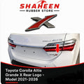 Toyota corolla grande X rear logo-model 2021-2026
