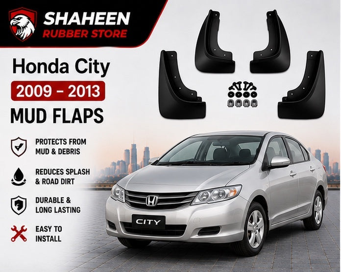Honda city mudflap 4 Sided