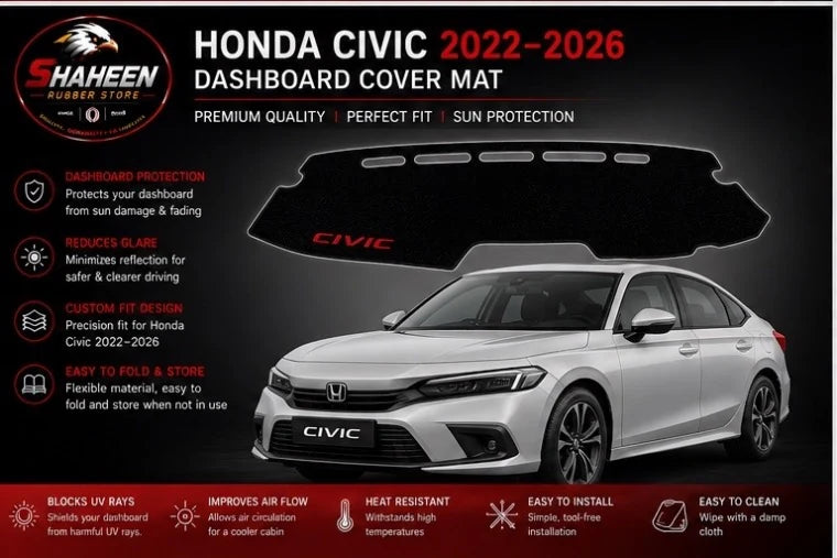 Honda Civic Dashboard mats