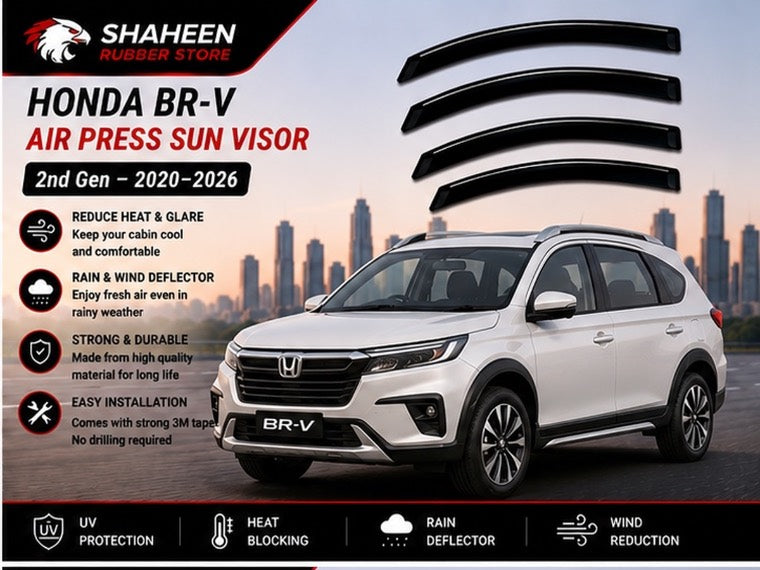 Honda BR-V Air Press & Window Visor 4 Sided