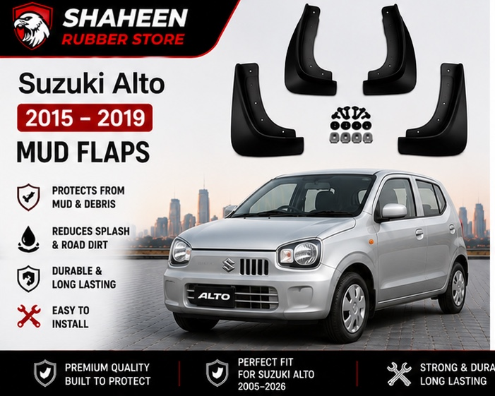 Suzuki alto mudflap 4 Sided