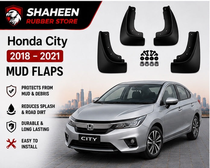 Honda city mudflap 4 Sided