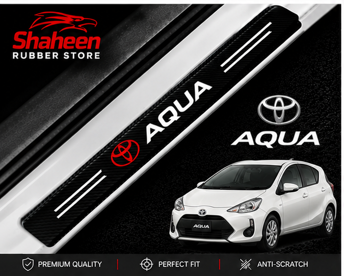 Toyota aqua  logo
Car Door Sill Scuff
Guard Carbon Fiber
- Door Panel Guard, Sills Protector Anti-Dirty Scuff Plate Cover
Guard Strip 4Pcs