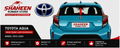 TOYOTA AQUA REAR TRUNK & FRONT GRILL LOGO MONOGRAM
