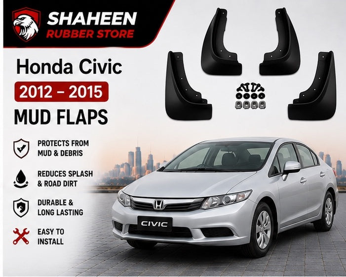 Honda civic mudflap 4 Sided