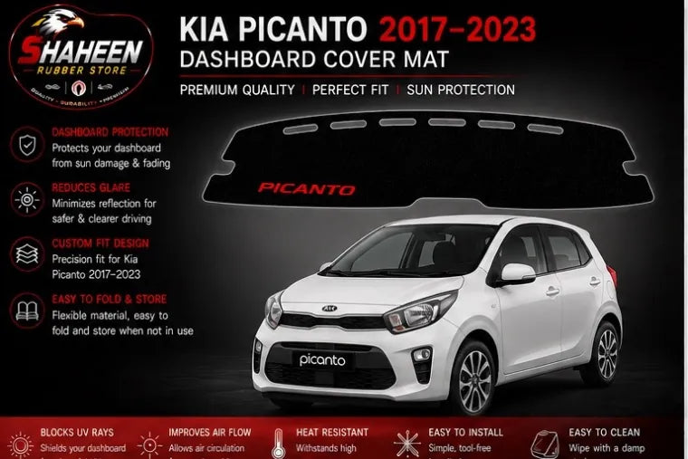 Kia Picanto Dashboard mats (2024-2026)