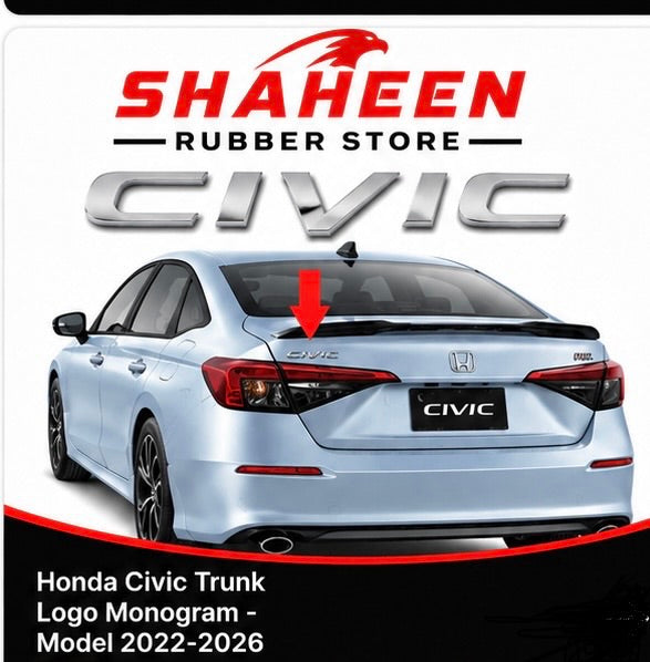 Honda civic chrome monogram