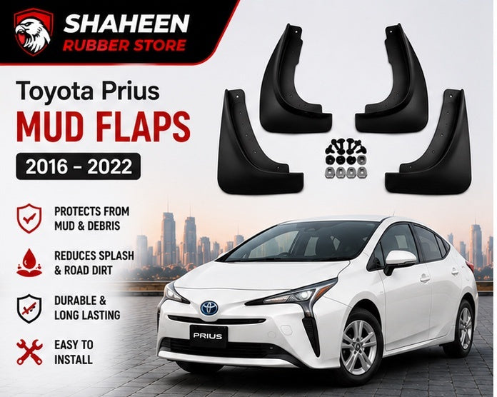 Toyota Prius mudflap 4 Sided