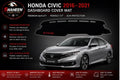 Honda Civic Dashboard mats (2016-2021)