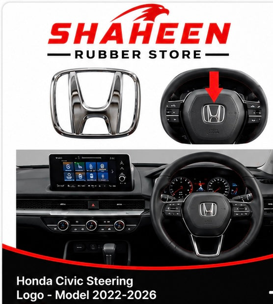 Steering logo honda civic