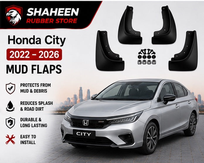 Honda city mudflap 4 Sided