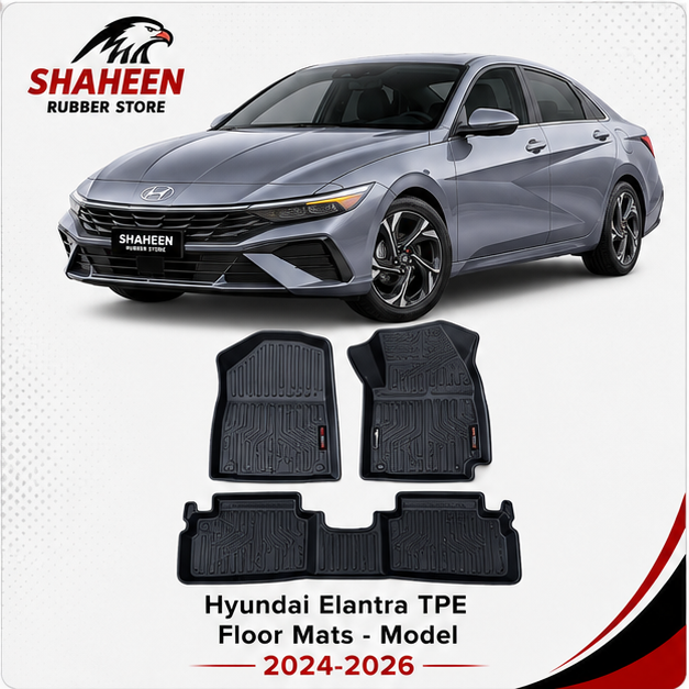 Hyundai Elantra premium TPE floor mats