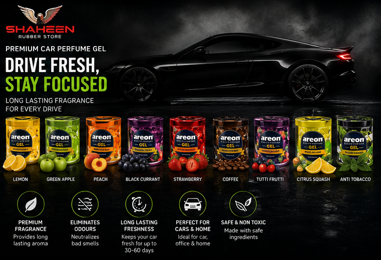 Areon Gel Air Freshener for Car, Home & Office – Long Lasting Perfume | All Variants