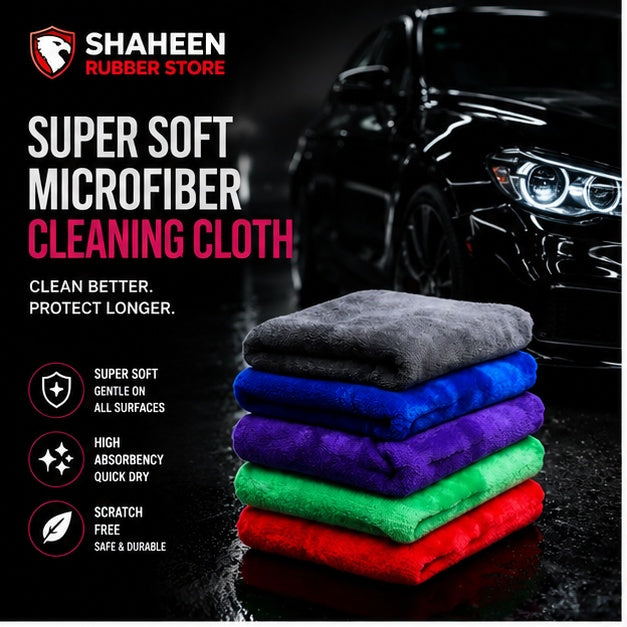 SUPER SOFT MICROFIBER
CLEANING CLOTH