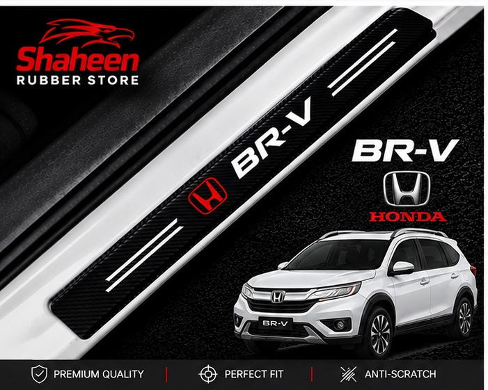 Honda BR-V  logo
Car Door Sill Scuff
Guard Carbon Fiber
- Door Panel Guard, Sills Protector Anti-Dirty Scuff Plate Cover
Guard Strip 4Pcs
