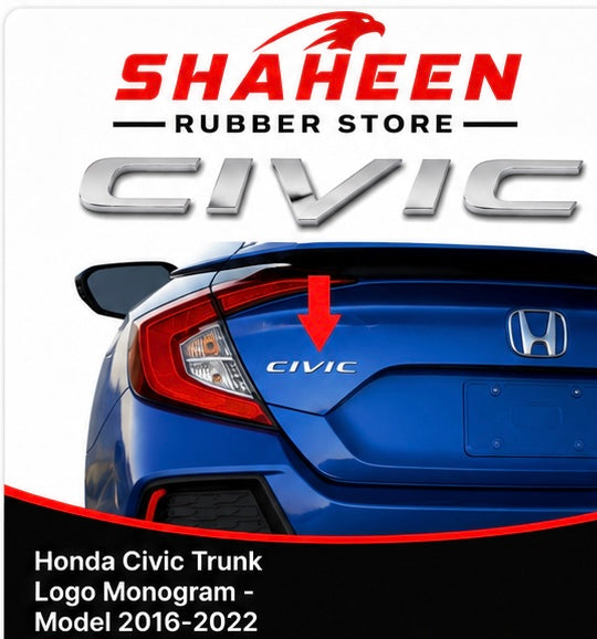 Honda civic chrome monogram