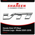 Honda civic VTI chrome logo