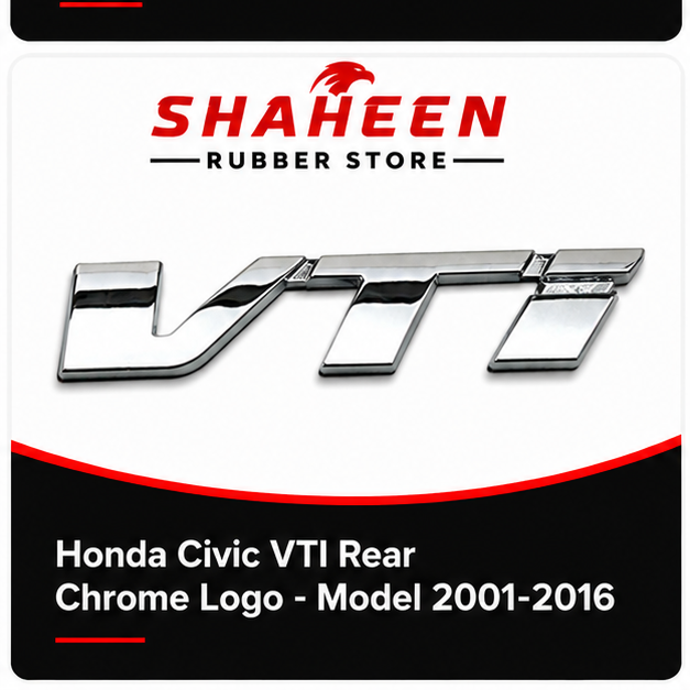 Honda civic VTI chrome logo