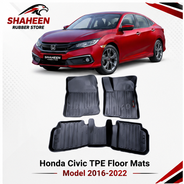 Honda civic premium TPE floor mats