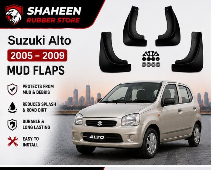 Suzuki alto mudflap 4 Sided