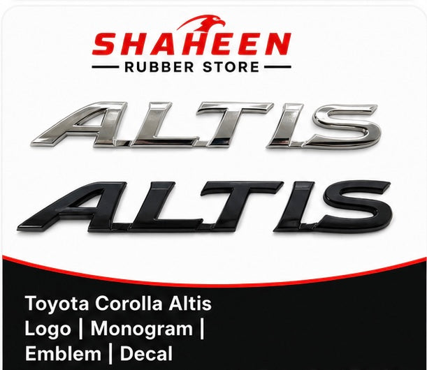 Toyota corolla Altis logo-| monogram |embelm decal