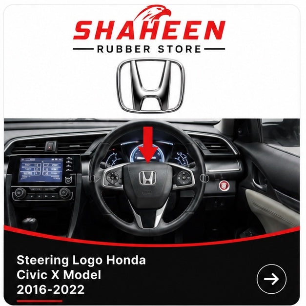 Steering logo honda civic