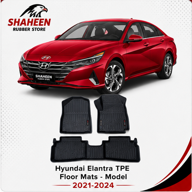 Hyundai Elantra premium TPE floor mats