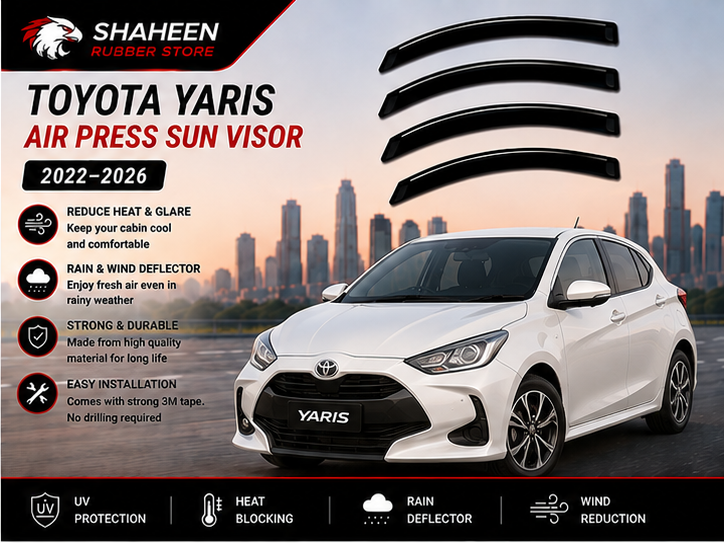 Toyota yaris airpress & sun visor 4 Sided