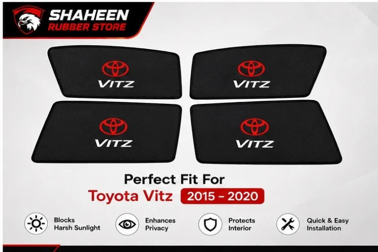 Toyota Vitz Sun shades (2015-2020)